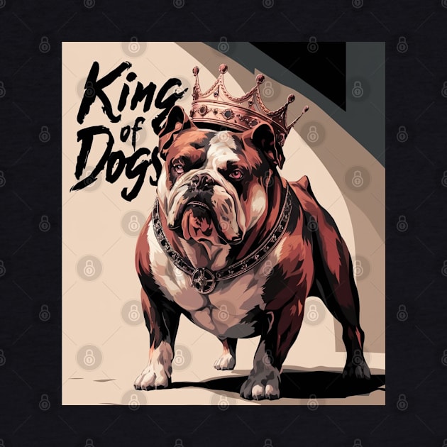 American Bulldog, King Of Dogs by Hunter_c4 "Click here to uncover more designs"